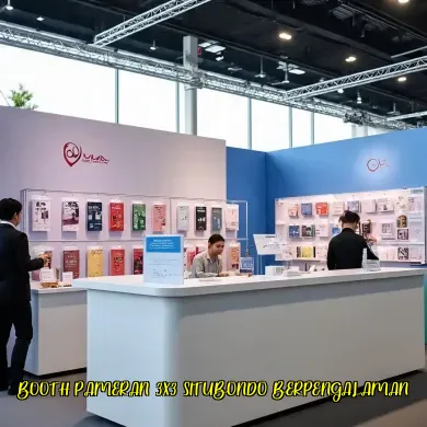 booth pameran 3x3 situbondo berpengalaman